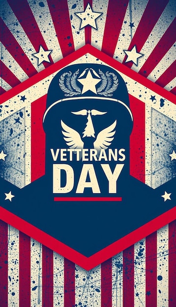 Veteran day background design