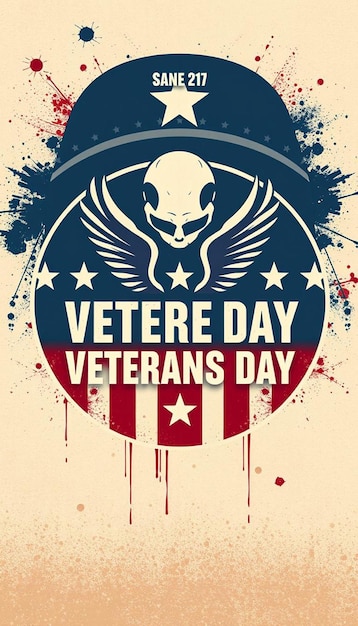 Veteran day background design