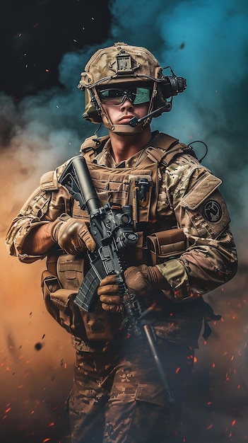 Veterans Day Poster Honoring All Who Background