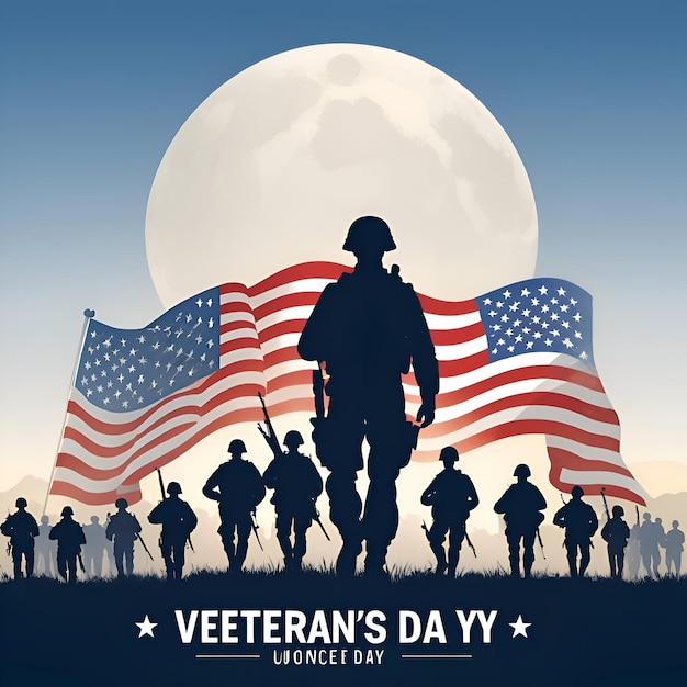 Photo veterans day spiceal background image illustration