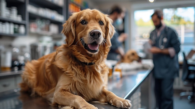 Veterinarians and assistants work together to provide compassionate care to animals