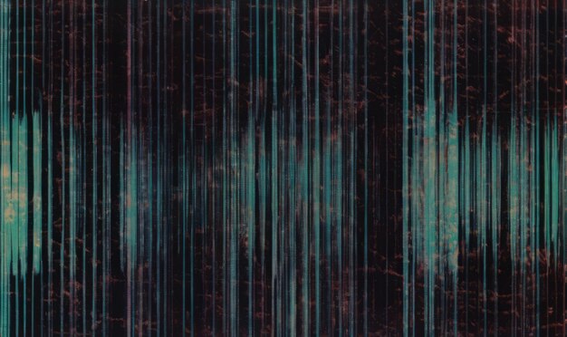 Photo vhs effect blankets the composition mimicking white noise over a grunge film texture