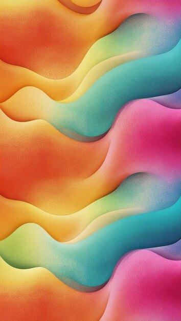 Photo vibrant 2d colorful gradient wallpaper with grainy texture for modern designs