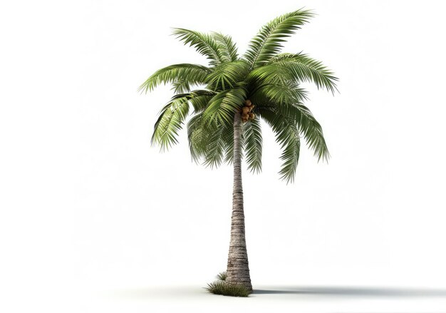 Vibrant 3D Palm Tree Oasis