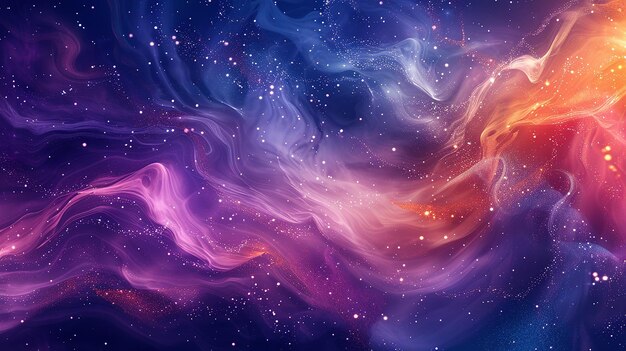 Vibrant Abstract Background with Dynamic Flow