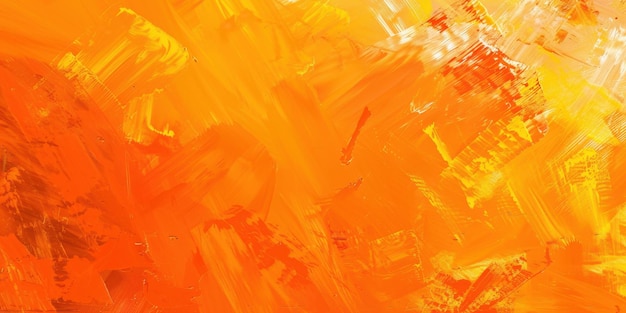 Photo vibrant abstract background with summer orange paint strokes and gradients