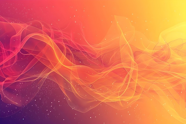 Vibrant Abstract Smoke Background in Dreamlike Illustration Style