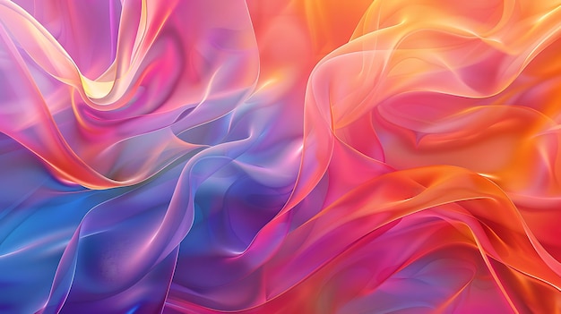 Vibrant Abstract Wave Patterns Colorful and Fluid Designs in Dynamic Modern Styles