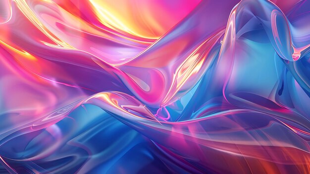 Vibrant Abstract Wave Patterns Colorful and Fluid Designs in Dynamic Modern Styles