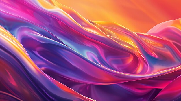 Vibrant Abstract Wave Patterns Colorful and Fluid Designs in Dynamic Modern Styles