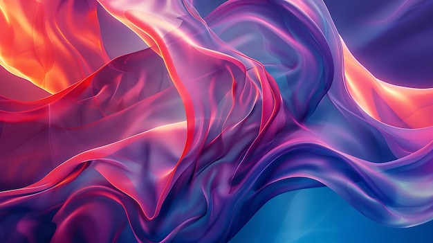 Vibrant Abstract Wave Patterns Colorful and Fluid Designs in Dynamic Modern Styles