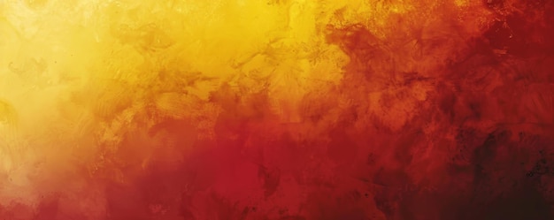 Vibrant Abstract Yellow and Red Brushstrokes Artistic Background