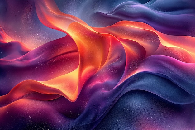 Vibrant Abstraction Bright Colorful Abstract Background