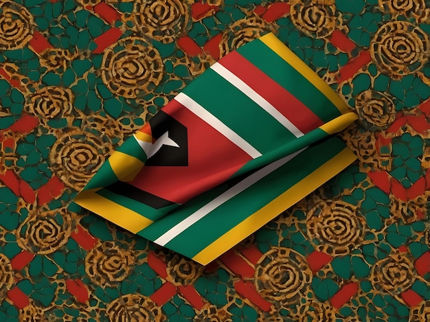 Photo vibrant african flag collection