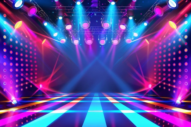 Vibrant Back to School Dance Stage