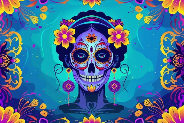 A vibrant background with the mexico wallpaper