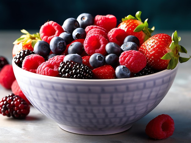 Vibrant Berries for Healthy Desserts