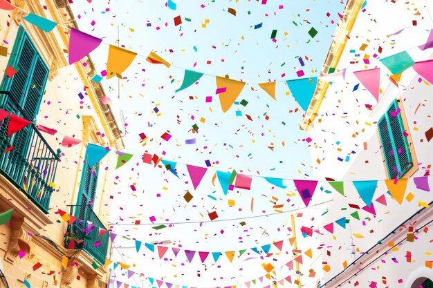 Vibrant Carnival Decorations in Malta