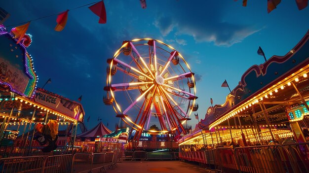 Vibrant Carnival Wedding