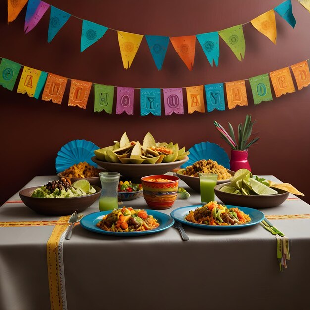 Photo vibrant cinco de mayo celebration imagery collection