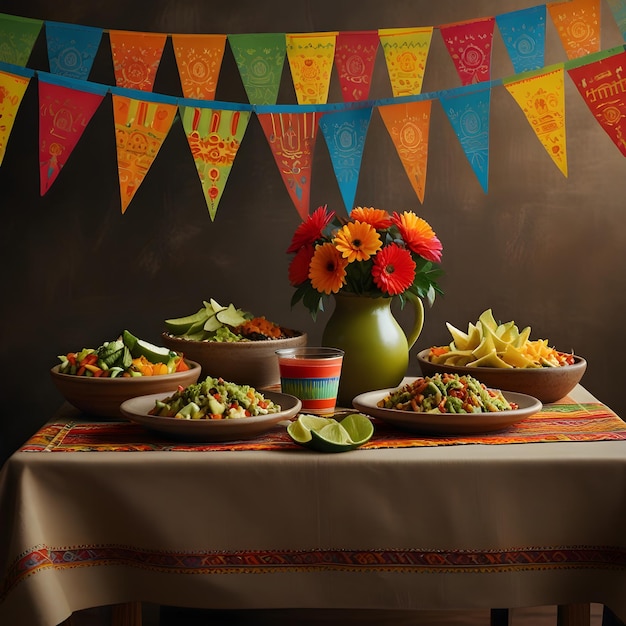 Photo vibrant cinco de mayo celebration imagery collection