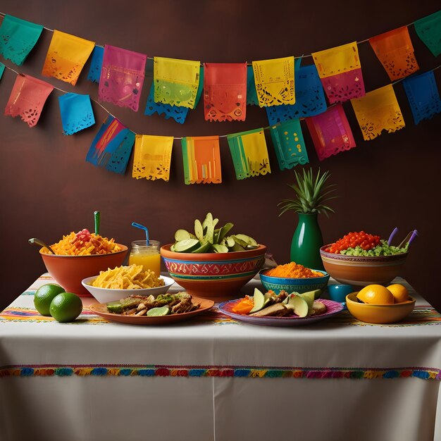 Photo vibrant cinco de mayo celebration imagery collection