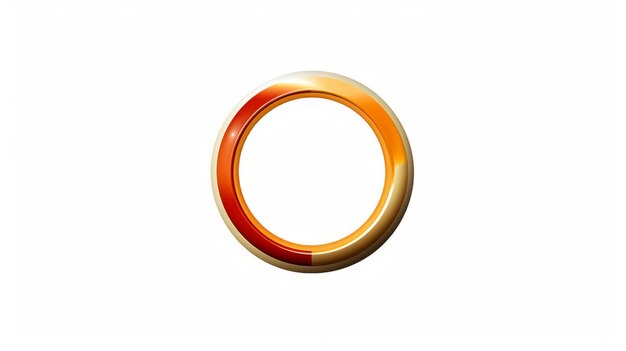 Vibrant Circular O A Stunning Artwork In 32k Uhd With Tactile Richness