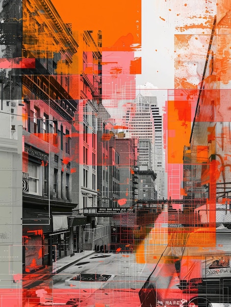 Vibrant Collages Celebrate Urban Cityscapes Vertical