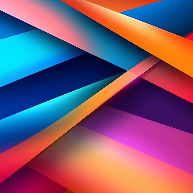 Vibrant Color Abstract Gradient Background