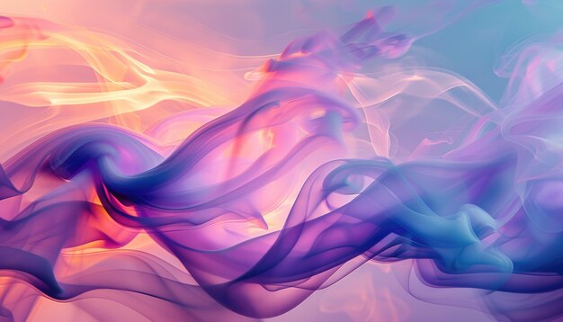 Vibrant colorful wavy lines create dynamic energetic visual effect in this abstract background AIG62