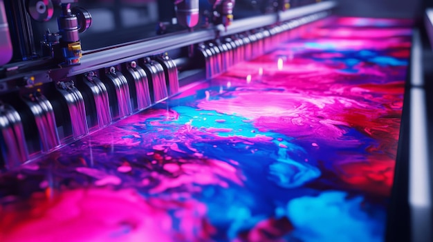 Photo vibrant colors in liquid printing process