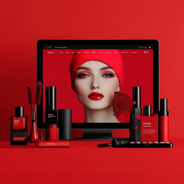 Vibrant Cosmetics Website UIUX Design