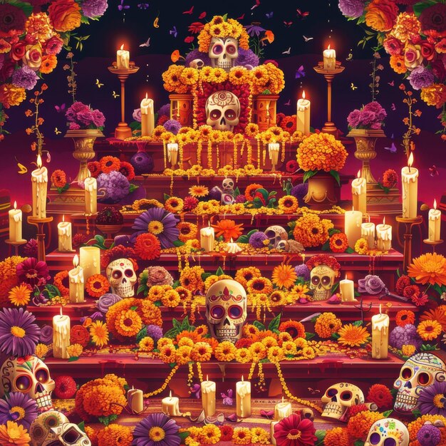 Vibrant Day of the Dead Celebrations A Tribute to Tradition and Remembrance