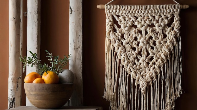 Photo vibrant decorative macrame wall hangings