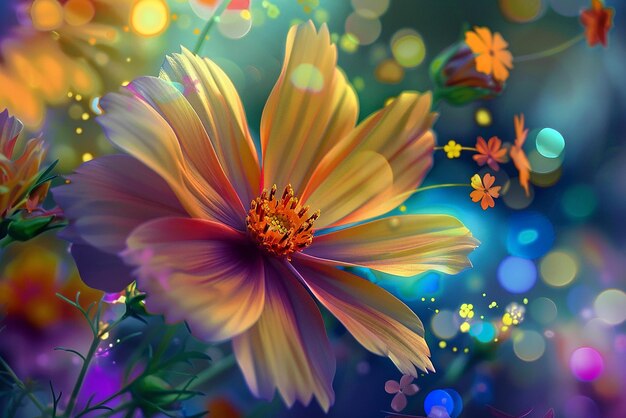 Vibrant Detailed Flower Wallpaper for Serene Desktop Backdrop