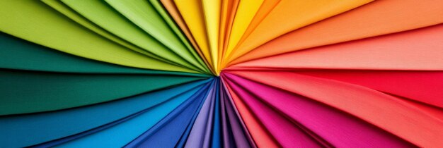 Photo a vibrant display of pastel colors arranged in a color wheel pattern symbolizing creativity h