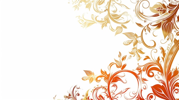 Vibrant Floral Blossoms Colorful Flower Vector Illustration on White Background