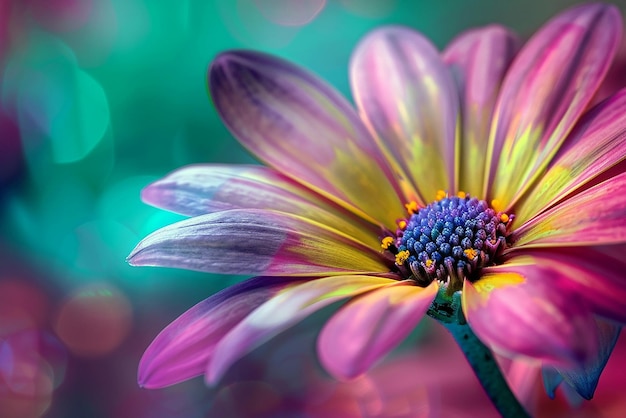 Vibrant flower desktop wallpaper with dynamic lively colors