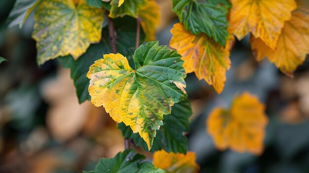 Vibrant Foliage Transitioning through Autumn Seasons