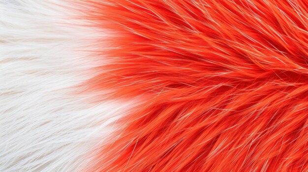 Photo vibrant fox fur seamless pattern with realistic texture copy space for text deep depth of field