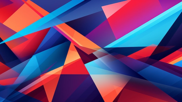 Vibrant Geometric Abstraction