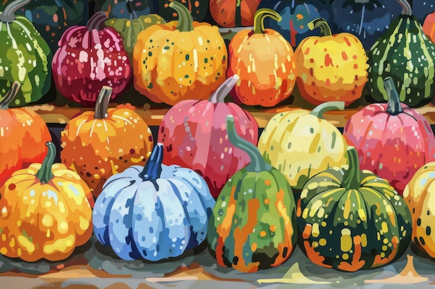 Vibrant Gourds Celebrate Fall Holidays