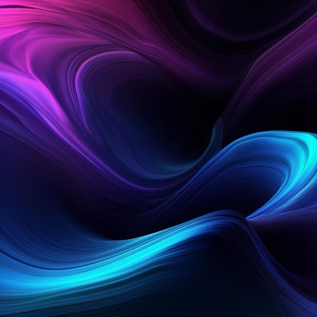 Vibrant Gradient Waves Abstract Background Collection