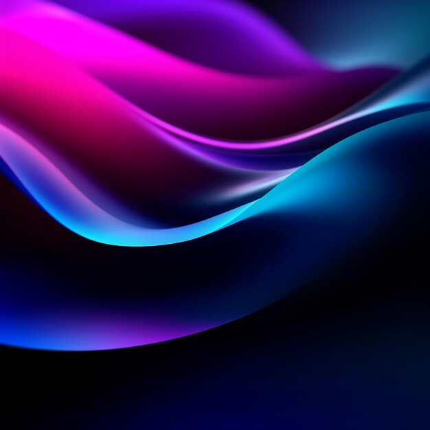 Vibrant Gradient Waves Abstract Background Collection