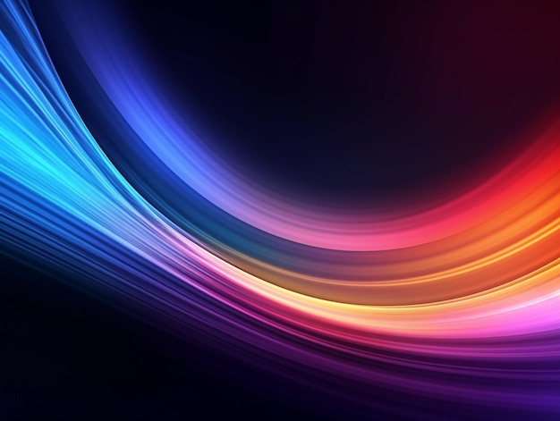 Vibrant Gradient Waves Abstract Background Collection