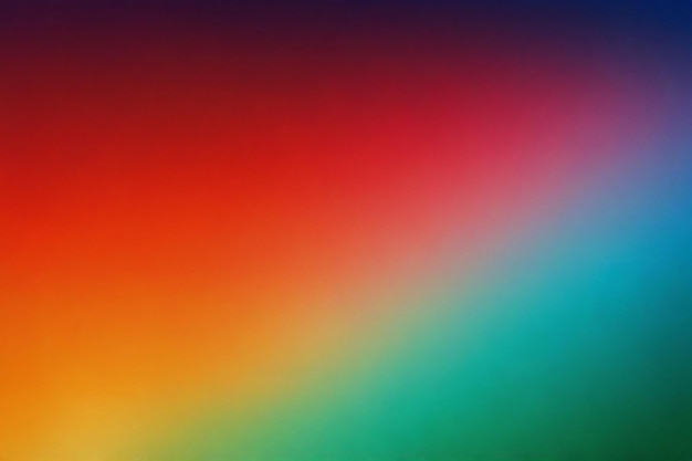 Vibrant grainy gradient background with soft red green blue orange hues for web design