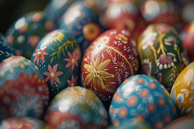 Vibrant HandPainted Easter Eggs from Poland