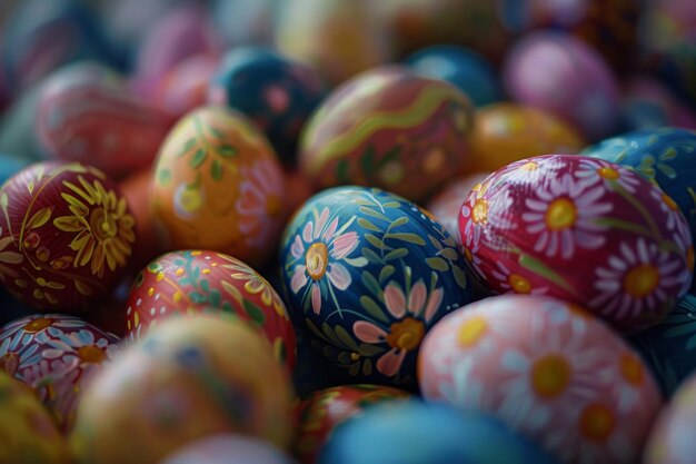 Vibrant HandPainted Easter Eggs from Poland