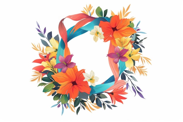 Vibrant Juneteenth Wreath with Floral Accents