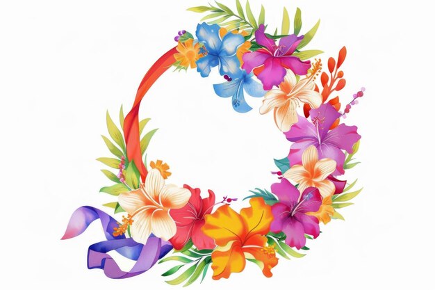 Vibrant Juneteenth Wreath with Flowers